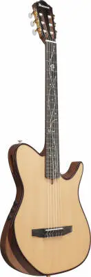 TOD100 Nylon String Acoustic/Electric Guitar with Gigbag - Natural High Gloss