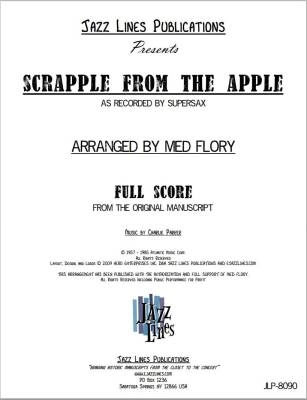 Jazz Lines Publications - Scrapple From The Apple (Supersax) - Parker/Flory - Jazz Octet (Sax Quintet/Rhythm)