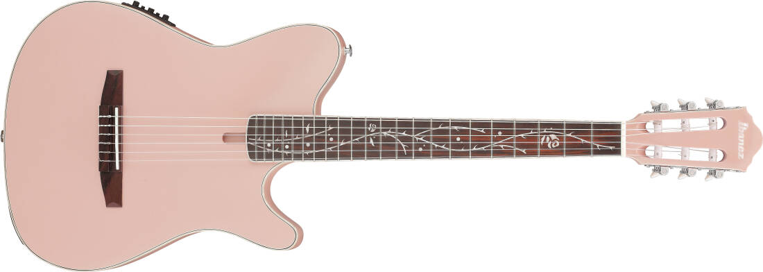 Tim Henson Signature Nylon Guitar - Pearl Pink Flat