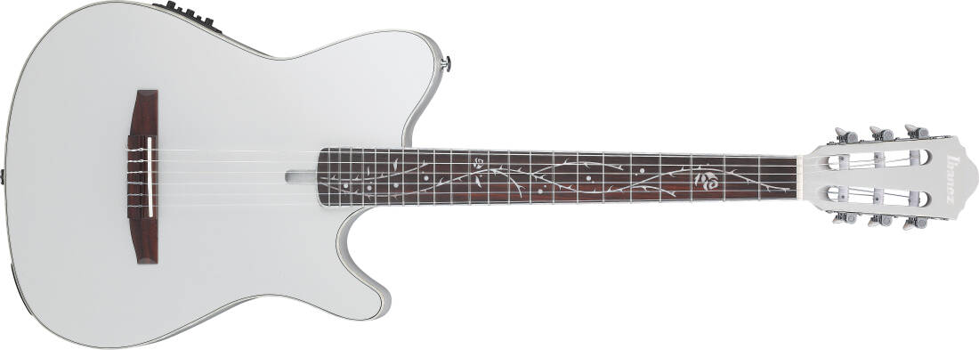 Tim Henson Signature Nylon Guitar - Silver Metallic Flat