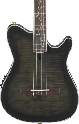 Tim Henson Signature Nylon Guitar - Black Burst Fade
