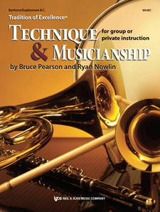 Kjos Music - Tradition of Excellence: Technique and Musicianship - Pearson/Nowlin - Baritone/Euphonium BC