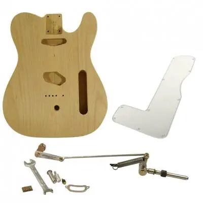 WD Music - Unfinished Alder Body for Telecaster - Complete Kit with B Bender and Backplate