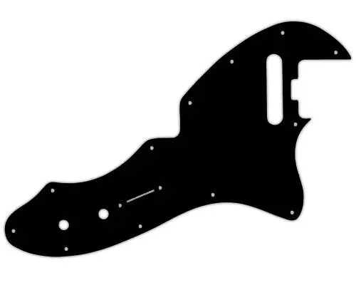 WD Music - Custom Pickguard for Fender American Elite Telecaster Thinline - Black/White/Black