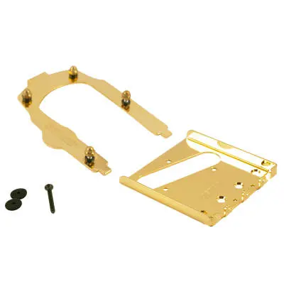WD Music - Stage II Vintage Telecaster Adapter Kit for Bigsby B5 - 2 Piece Mount Gold