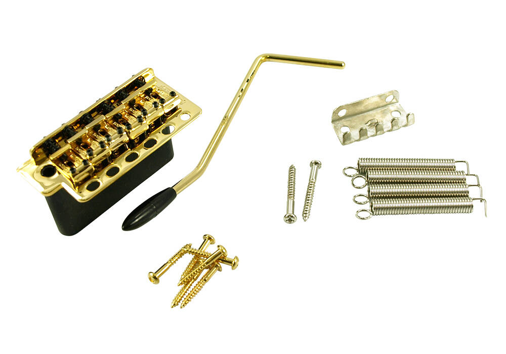 Wilkinson 5+1 Hole Steel Block Tremolo - Gold