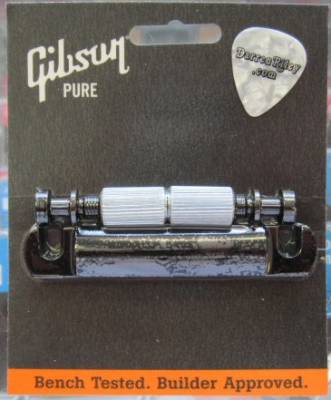 Gibson - Stop Bar Tailpiece w/Studs & Anchors - Black Chrome