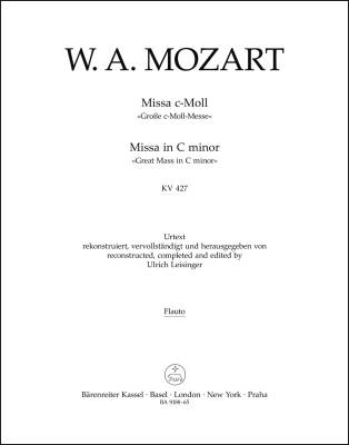 Missa in C Minor K. 427 ''Great Mass in C Minor'' - Mozart - Wind Set, Urtext Edition