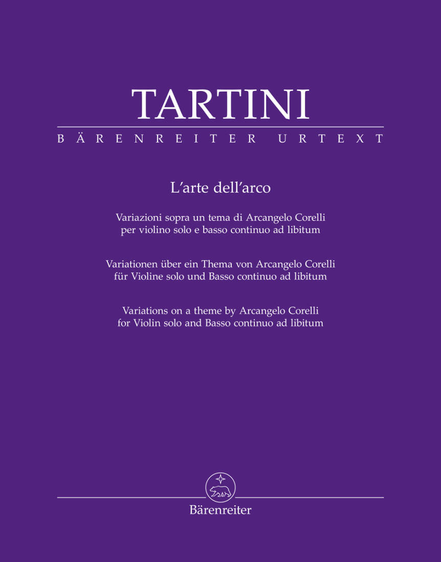 L\'arte dell\'arco for Violin solo and Basso continuo ad libitum