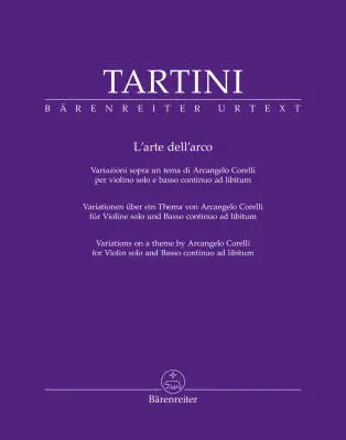 Baerenreiter Verlag - Larte dellarco for Violin solo and Basso continuo ad libitum