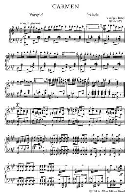 Carmen - Bizet - Vocal Score - Soloists, Choir, Orchestra