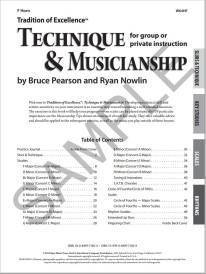 Tradition of Excellence: Technique and Musicianship - Pearson/Nowlin - F Horn