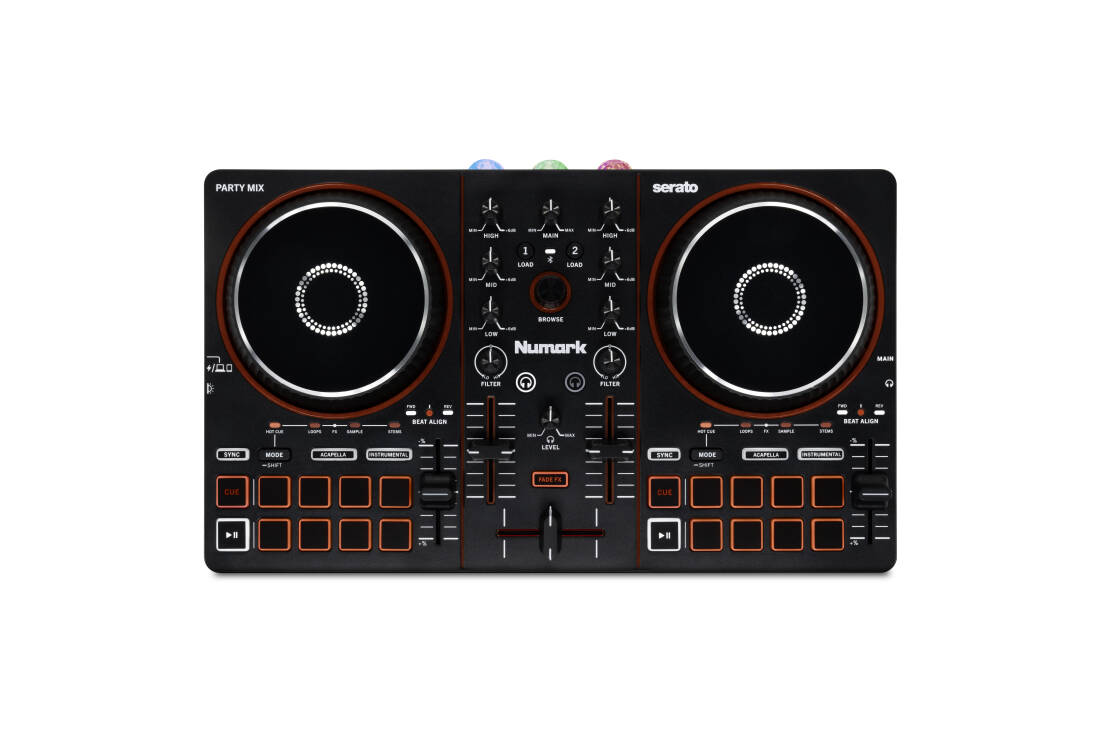Party Mix III DJ Controller with Built-in Light Show