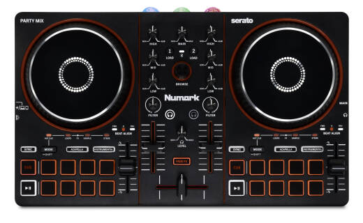 Numark - Party Mix III DJ Controller with Built-in Light Show