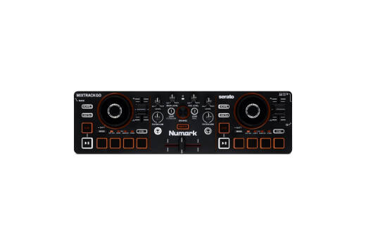 Numark - MixTrack Go Ultra-Portable 2-Deck DJ Controller with Stems Control