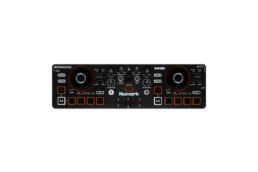 Numark - MixTrack Go Ultra-Portable 2-Deck DJ Controller with Stems Control
