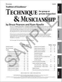 Tradition of Excellence: Technique and Musicianship - Pearson/Nowlin - Percussion