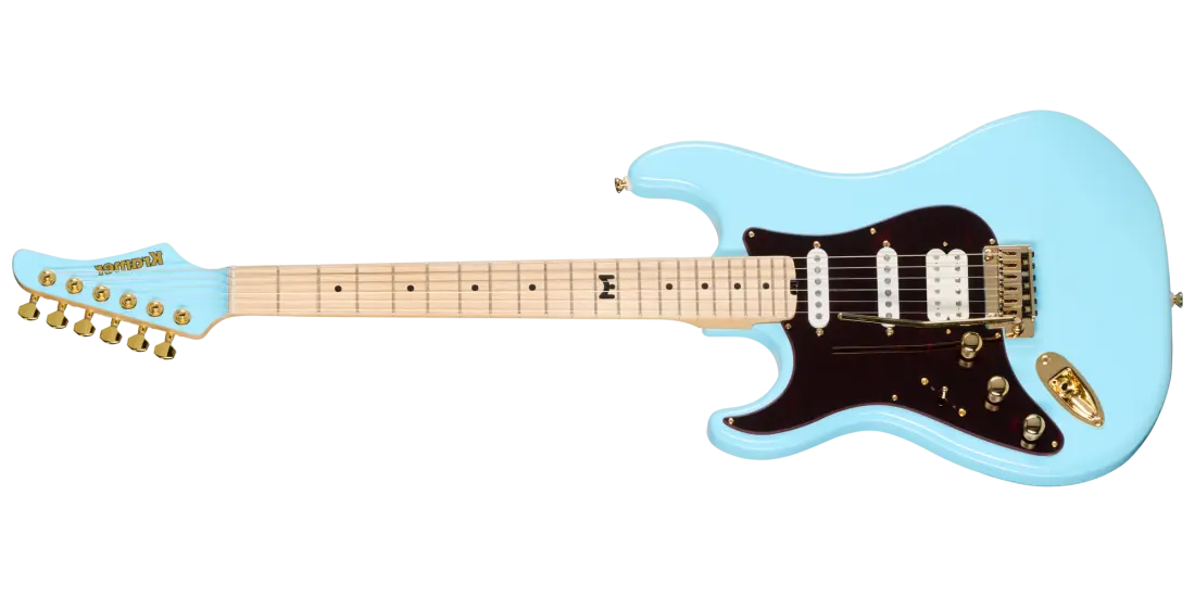 Malina Moye Signature Pacer Deluxe Electric Guitar with Hardshell Case - Splash Blue (Left Handed)