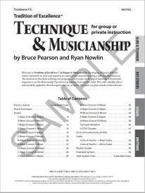 Tradition of Excellence: Technique and Musicianship - Pearson/Nowlin - Trombone TC