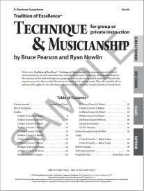 Tradition of Excellence: Technique and Musicianship - Pearson/Nowlin - Eb Baritone Saxophone
