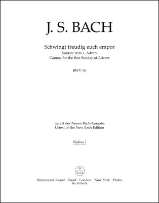 Schwingt Freudig Euch Empor BWV 36 - Bach - Violin I Part, Urtext Edition