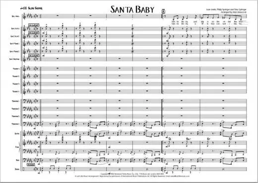 Santa Baby - Glasscock - Jazz Ensemble/Vocal - Gr. Easy