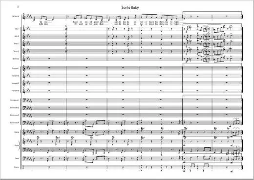 Santa Baby - Glasscock - Jazz Ensemble/Vocal - Gr. Easy