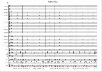 Night And Day - Porter/Collins - Jazz Ensemble/Vocal - Gr. Easy