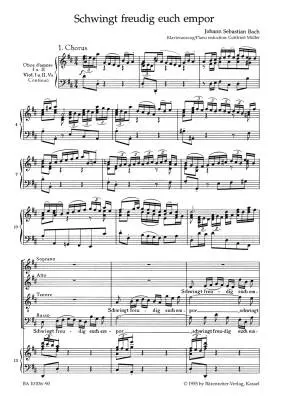 Schwingt Freudig Euch Empor BWV 36 - Bach - Vocal Score, Urtext Edition - Soloists, Mixed Choir, Orchestra