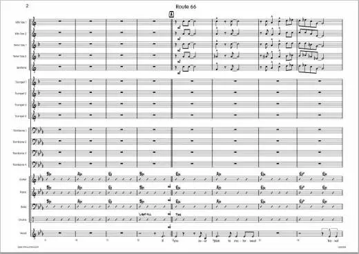 Route 66 - Troupe/Collins - Jazz Ensemble/Vocal - Gr. Easy/Medium