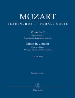 Missa in C Major K. 220 (196b) \'\'Sparrow Mass\'\' - Mozart - Score