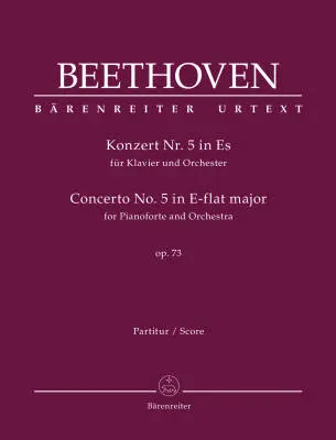 Concerto for Pianoforte and Orchestra No. 5 in E-flat Major Op. 73 - Beethoven - Score, Urtext Edition - Piano, Orchestra