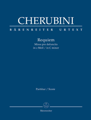 Requiem in C Minor - Cherubini - Score, Urtext Edition