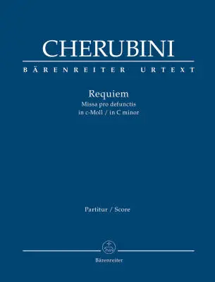 Requiem in C Minor - Cherubini - Score, Urtext Edition