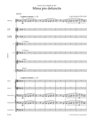Requiem in C Minor - Cherubini - Score, Urtext Edition