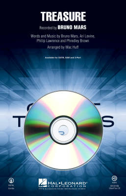 Hal Leonard - Treasure - Mars /Levine /Lawrence /Brown - ShowTrax CD