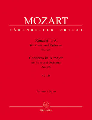 Concerto No. 23 in a Major K. 488 - Mozart - Full Score