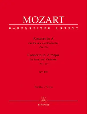 Baerenreiter Verlag - Concerto No. 23 in a Major K. 488 - Mozart - Full Score