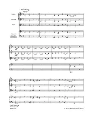 Die Auferstehung und Himmelfahrt Jesu TVWV 6:6 - Telemann - Score, Urtext Edition