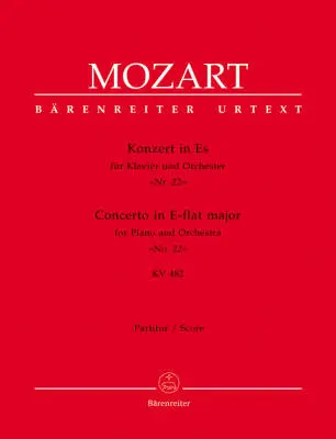 Baerenreiter Verlag - Concerto No. 22 in E-flat Major K. 482 - Mozart - Piano/Ochestra - Full Score