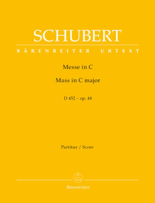 Mass in C Major Op. 48 D 452 - Schubert - Score, Urtext Edition