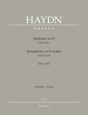 London Symphony No. 8 in D Major Hob.I:101 ''the Clock'' - Haydn - Score, Urtext Edition - Orchestra
