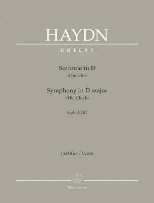 Baerenreiter Verlag - London Symphony No. 8 in D Major Hob.I:101 the Clock - Haydn - Score, Urtext Edition - Orchestra