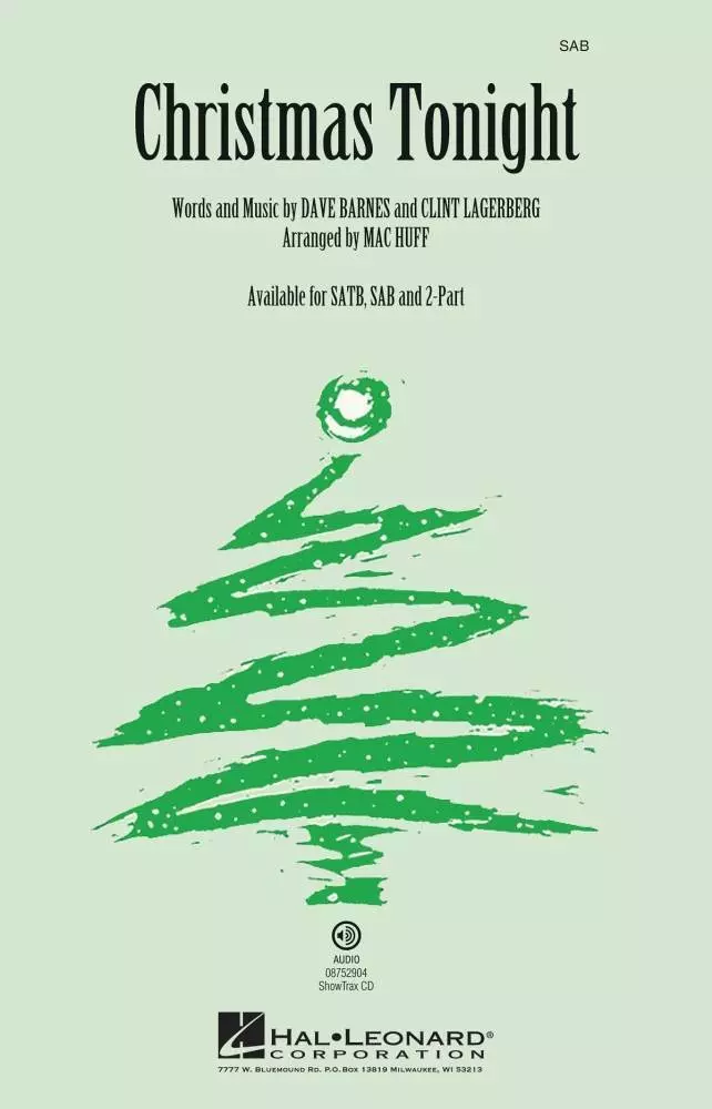 Christmas Tonight - Barnes/Lagerberg/Huff - SAB