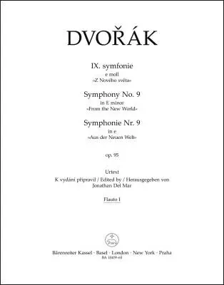 Symphony No. 9 in E Minor Op. 95 \'\'New World\'\' - Dvorak - Wind Set, Urtext Edition
