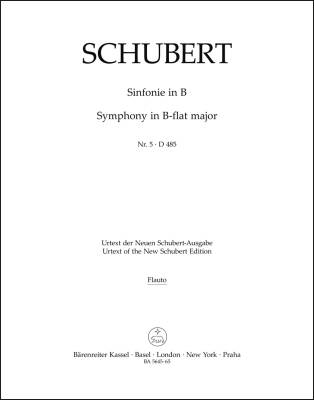 Symphony No. 5 in B-flat Major D 485 - Schubert - Wind Set, Urtext Edition