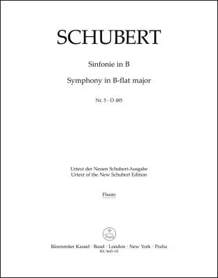Symphony No. 5 in B-flat Major D 485 - Schubert - Wind Set, Urtext Edition