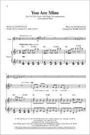 You Are Mine - Haas/Hayes - SATB