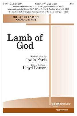Lamb Of God - Paris/Larson - SSA