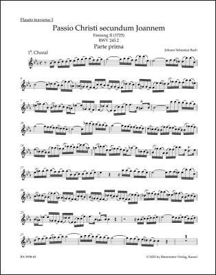 St. John Passion ''o Mensch, Bewein'' BWV 245.2 - Bach - Wind Set, Urtext Edition